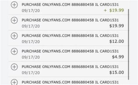 what do onlyfans transactions look like|What Does An Onlyfans Charge Look Like On Bank Statement